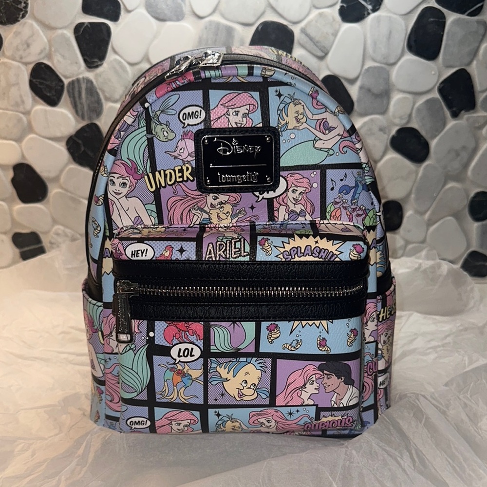 Disney Loungefly Little Mermaid Mini Backpack